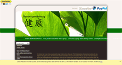 Desktop Screenshot of natur-apotheke24.de